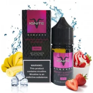 NIC SALT IGNITE BERRY BANANA SUNDAE